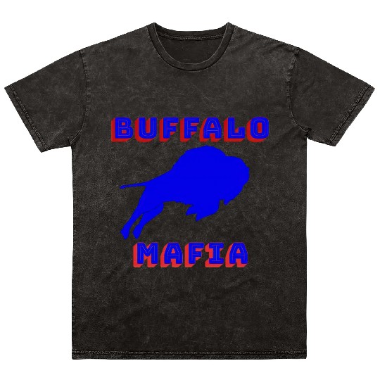 Bills Mafia Makes A Great For Buffalo Sports Fan Mineral Wash T Shirts