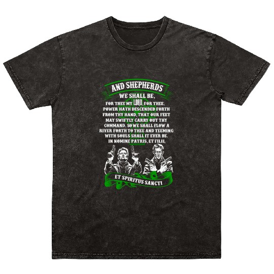 The Boondock Saints - And Shepherds we shall be Mineral Wash T Shirts
