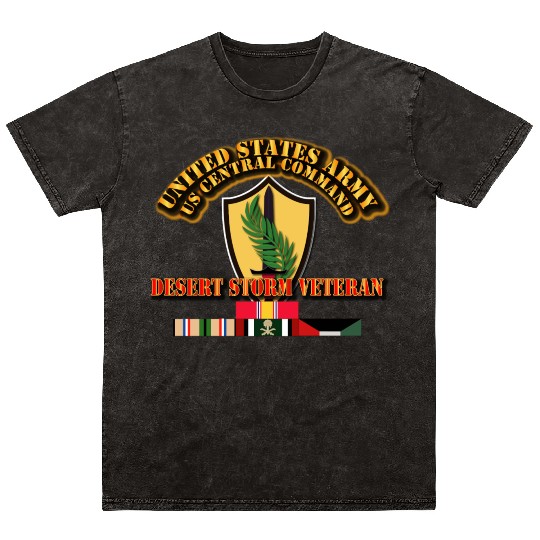 US CENTRAL COMMAND - Desert Storm Veteran Mineral Wash T Shirts