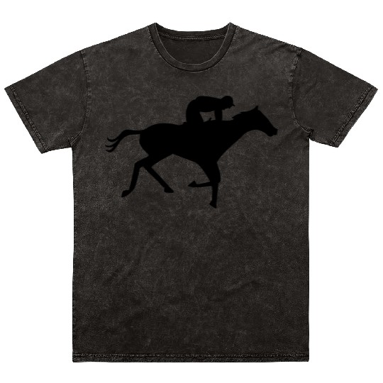 Horse Racing Mineral Wash T Shirts
