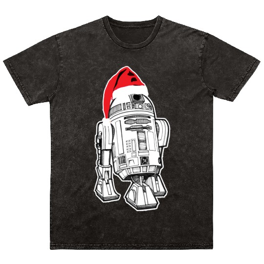 R2D2-Chrstmas Mineral Wash T Shirts