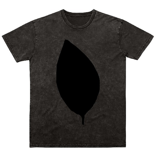 apple tree leaf silhouette Mineral Wash T Shirts