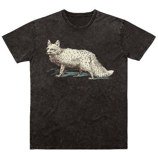 Arctic fox Mineral Wash T Shirts