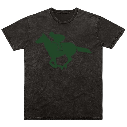 horse racing Mineral Wash T Shirts