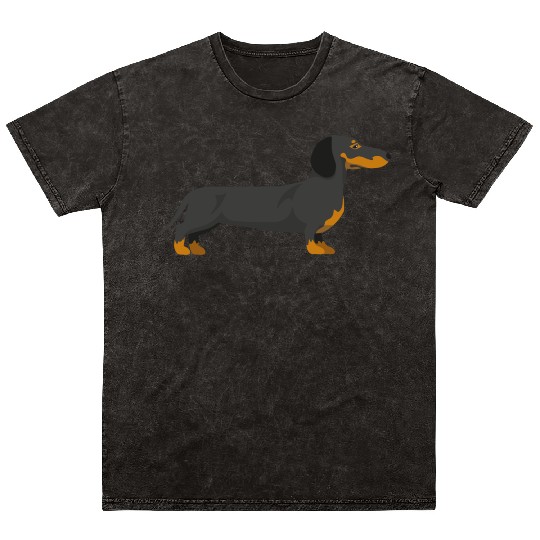 dachshund Mineral Wash T Shirts