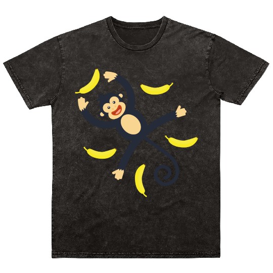 monkey Mineral Wash T Shirts