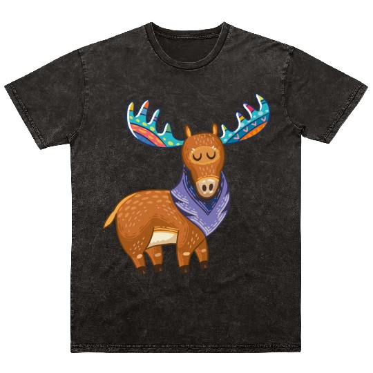 moose Mineral Wash T Shirts