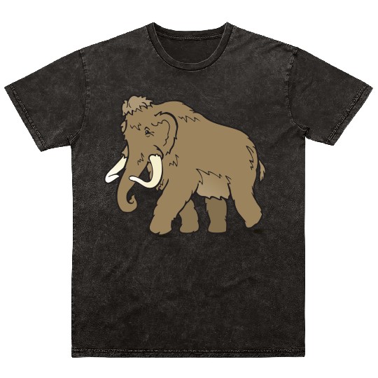 mammoth woolly elephant elefant mammut9 Mineral Wash T Shirts