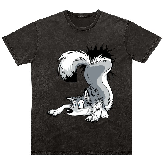 UN-STUCK Grey Husky Mineral Wash T Shirts