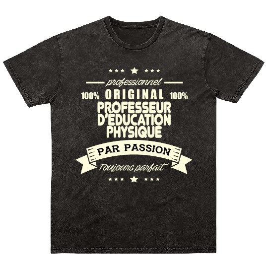 Original Physical Education Teacher Mineral Wash T Shirts