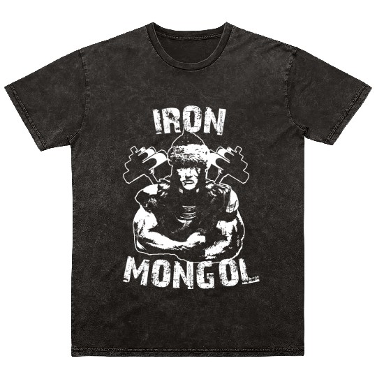 Iron Mongol Warrior Mineral Wash T Shirts