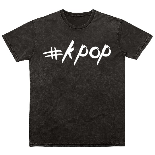 # K POP - Korean POP - KPOP - Streetstyle Design Mineral Wash T Shirts
