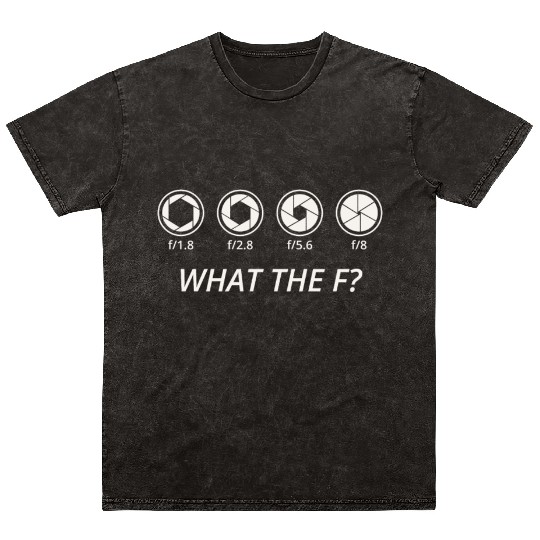 Funny Photography - Camera F-Number Photo Gift Mineral Wash T Shirts