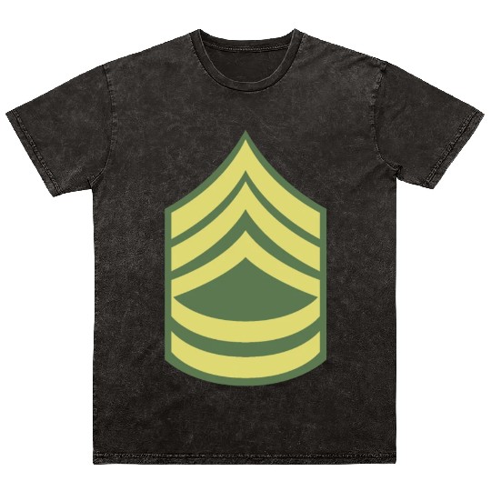 Military uniform US Army Sergeant First Class SFC Mineral Wash T Shirts