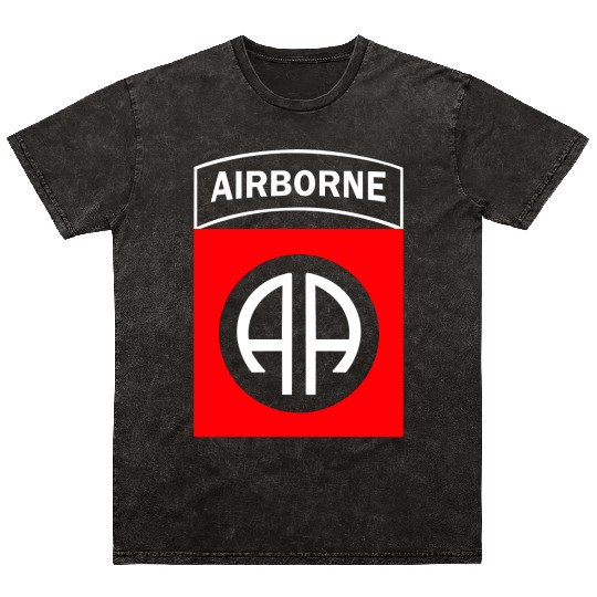 82ND AIRBORNE us army airborne ranger Mineral Wash T Shirts