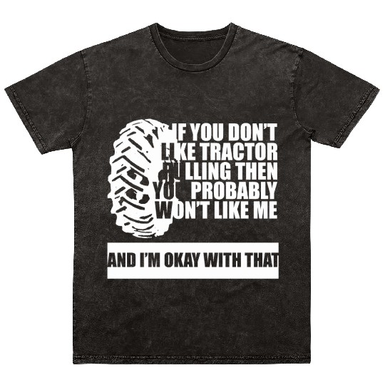 Tractor Pulling Farm Lover Mineral Wash T Shirts