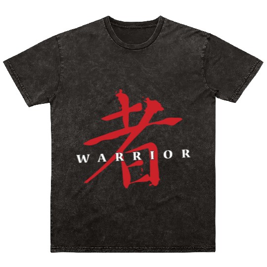 Men s Asian Style Warrior Sporty Casual Gym Workou Mineral Wash T Shirts