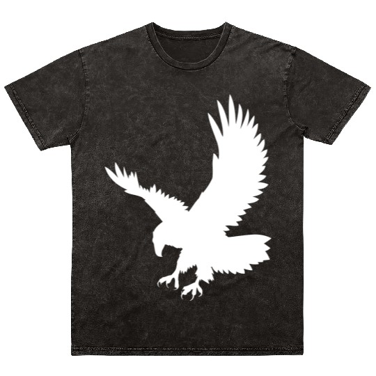 Eagle Catching Its Prey Mineral Wash T Shirts