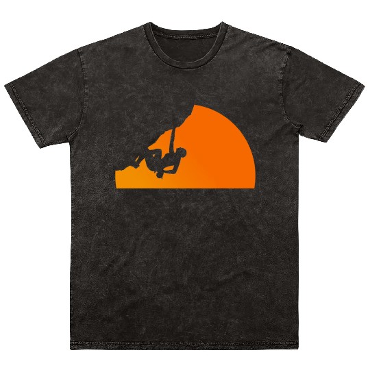 Climbing Sun - Climbing, Bouldering, Mountains, Gi Mineral Wash T Shirts