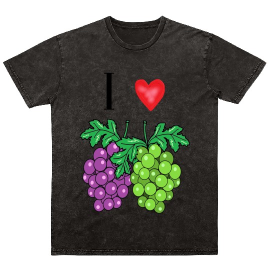I love grape Mineral Wash T Shirts