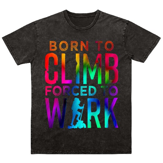 Mountaineering climbing Mineral Wash T Shirts