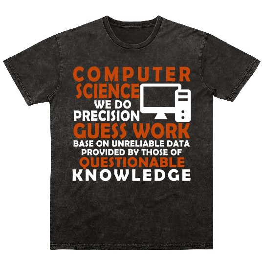 Computer science Mineral Wash T Shirts
