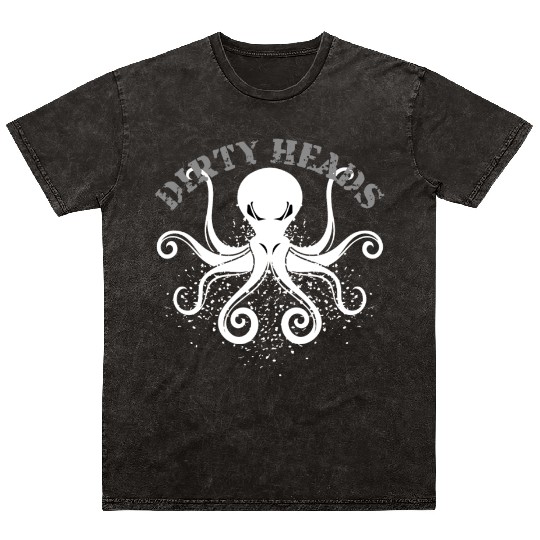 Dirty Heads Octopus Music Band Musician Fan Gift Mineral Wash T Shirts