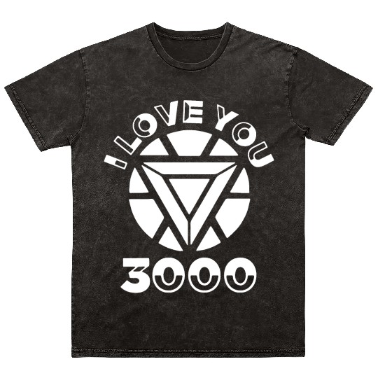 I love you 3000 I am Iron Man marvel film supernat Mineral Wash T Shirts