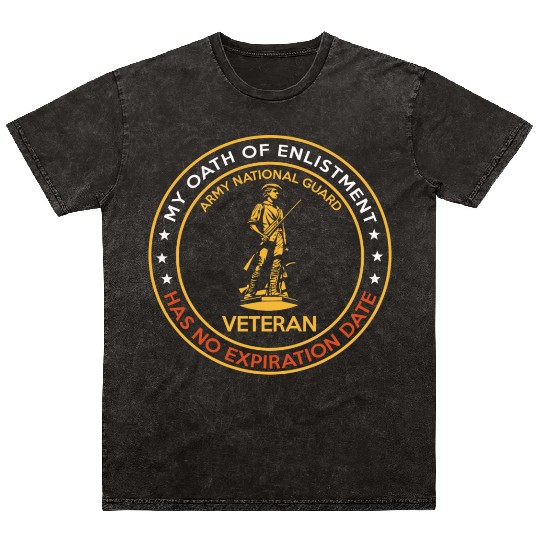 National Guard Veteran Mineral Wash T Shirts
