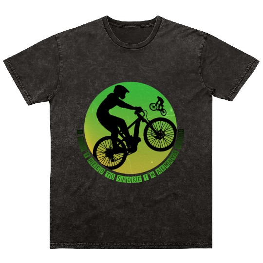 Mountainbike Mountainbiking Bike Born to Drive Mineral Wash T Shirts
