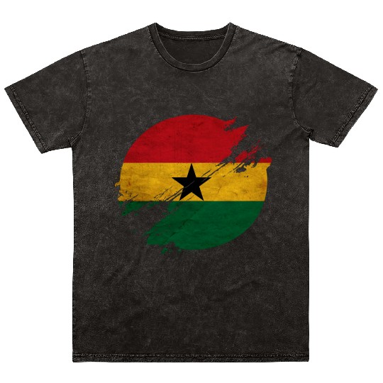 Ghana Circle Mineral Wash T Shirts