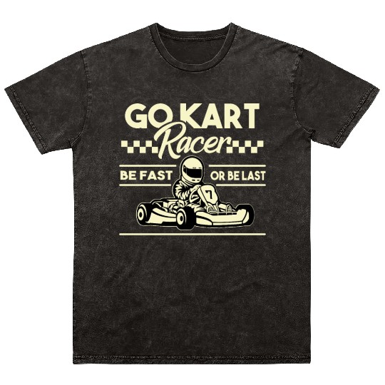 Go Kart Racer Mineral Wash T Shirts