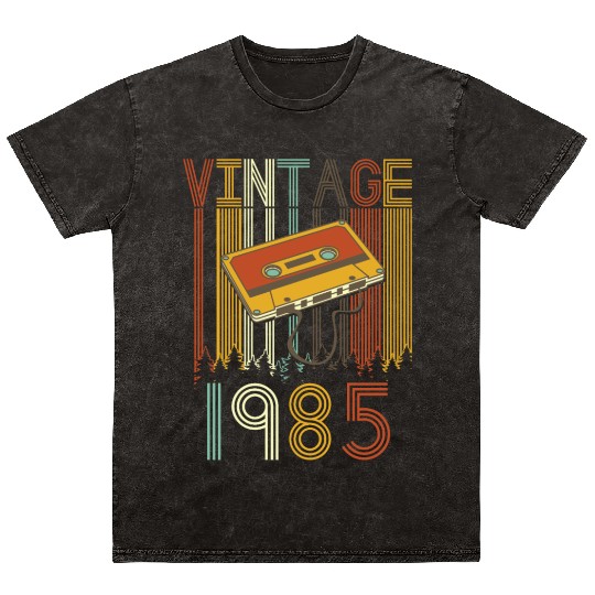 Vintage 1985 Retro Mineral Wash T Shirts