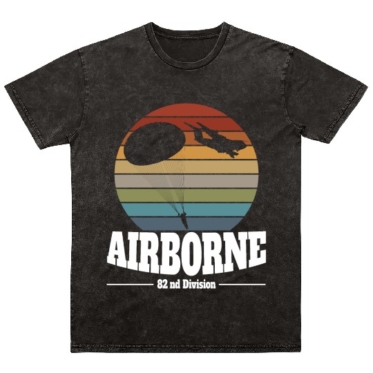 82nd AIRBORNE Division US Army Mineral Wash T Shirts