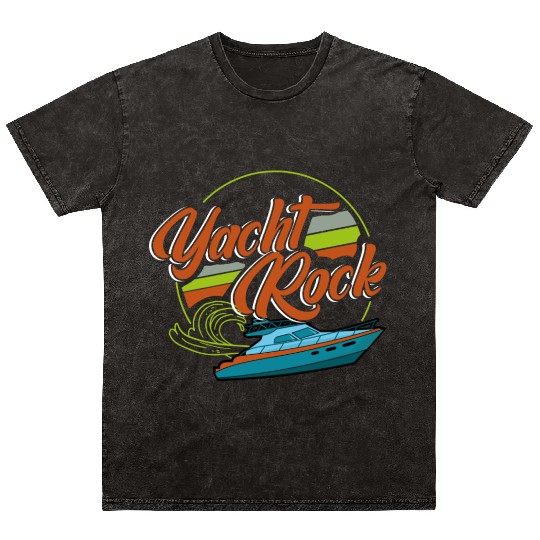 Mega Yacht, Mega Yacht Yacht, rock Mineral Wash T Shirts