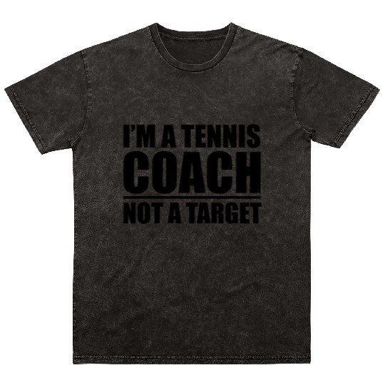 Tennis Coach quote gift idea Mineral Wash T Shirts