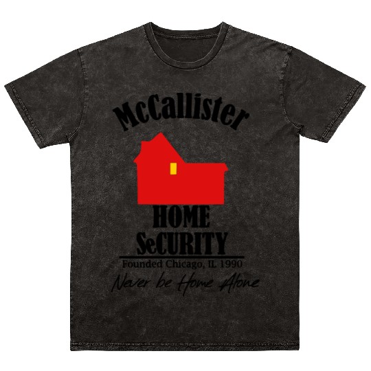 McCallister Home Security - Home Alone Gift Mineral Wash T Shirts