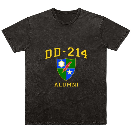 US Army Ranger Veteran DD214 Alumni Logo Insignia Mineral Wash T Shirts