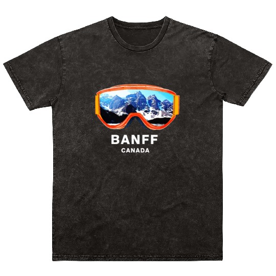 Banff National Park - Banff Canada Mineral Wash T Shirts
