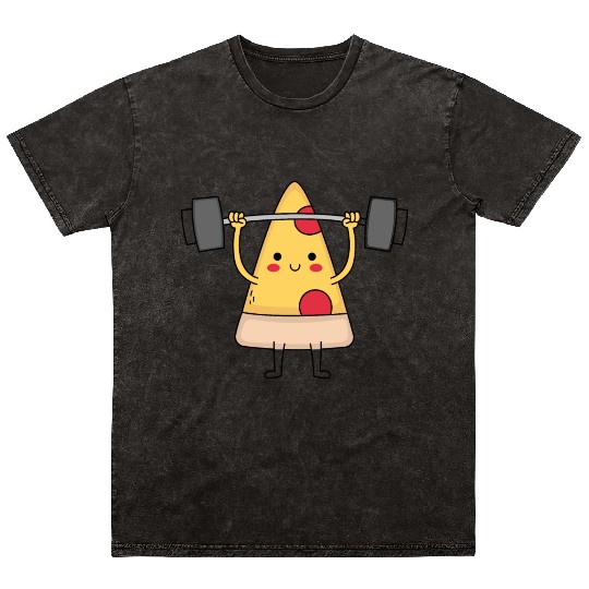 Pizza Gym Mineral Wash T Shirts