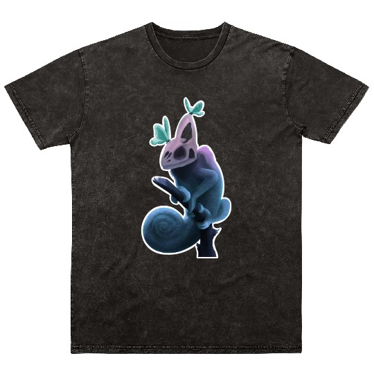 Neon Petrified Chameleon Mineral Wash T Shirts