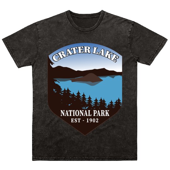 Crater Lake National Park Mineral Wash T Shirts