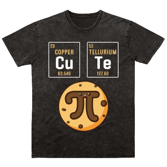 Funny Pi Day 3,14 Pi Number Symbol Math Teacher Mineral Wash T Shirts
