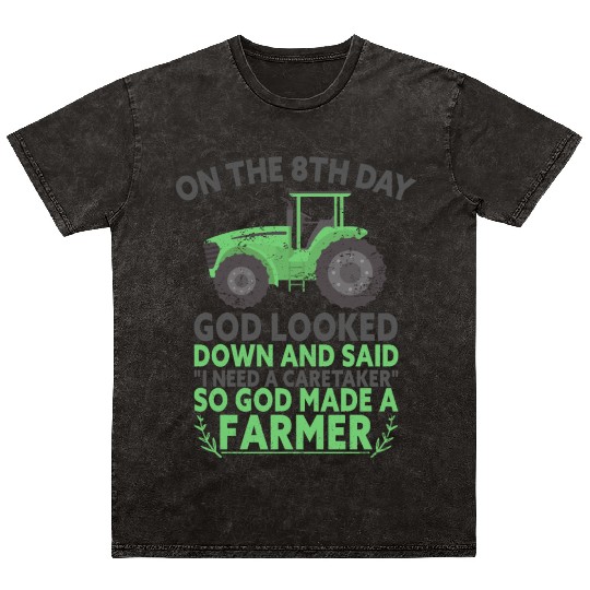 Farming Agriculture Country Life Farmers Mineral Wash T Shirts