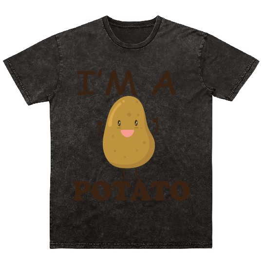 my spirit animal is a potato potato potatoes Mineral Wash T Shirts