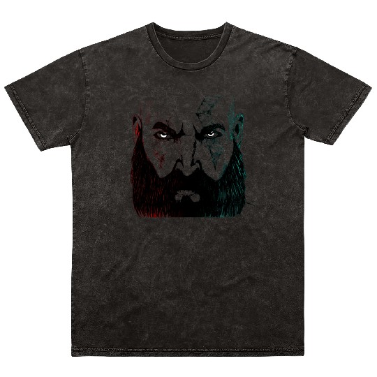 God of War Mineral Wash T Shirts