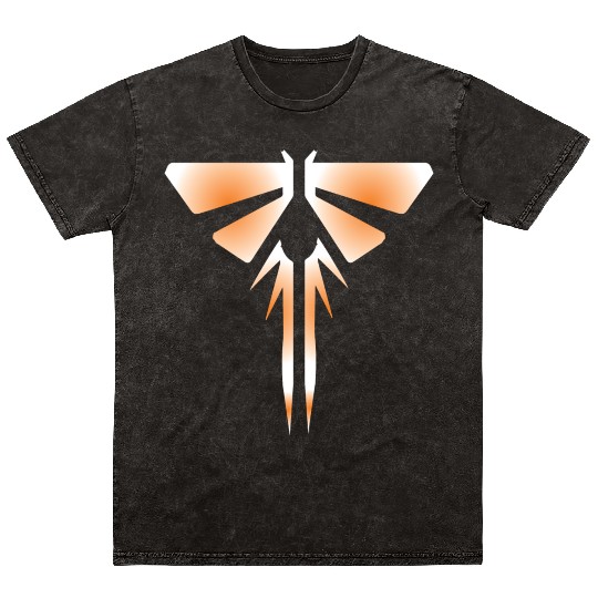 The Last of Us Fireflies Logo Graffiti Mineral Wash T Shirts