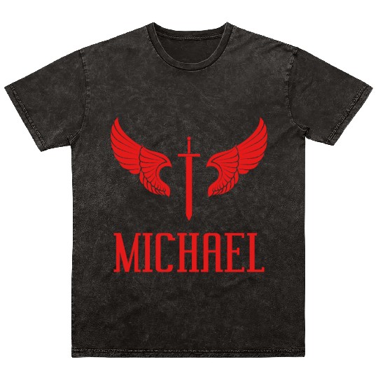 The Archangel St. Michael Mineral Wash T Shirts