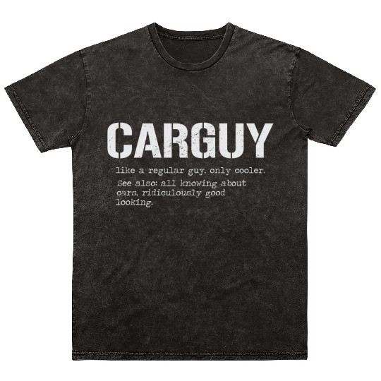 Car Guy Mineral Wash T Shirts