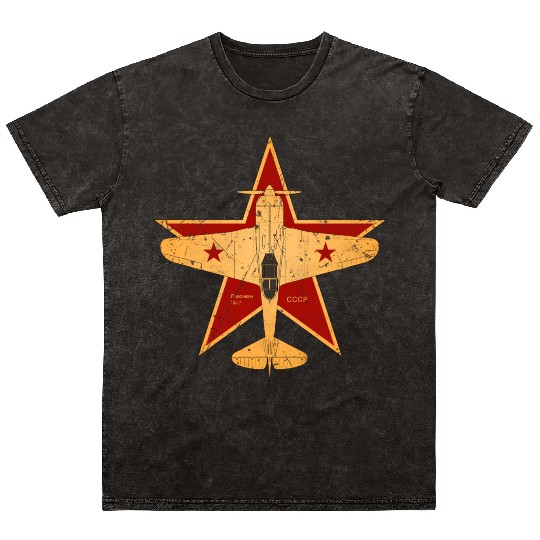 CCCP Soviet Union Air Force World War II Mineral Wash T Shirts